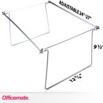 Officemate Hanging File Frame, 24-27, Letter Size, Steel, 4 Sets (91965)