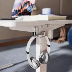 Electric Standing Desk justable Height, 32x20 Inches Sit Stand up Desktop for Home Office, Ergonomic Rising Computer Table with Memory Preset, White