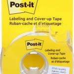 Post-it Labeling & Cover-Up Tape, 1 Roll, 1 in x 700 in (658)