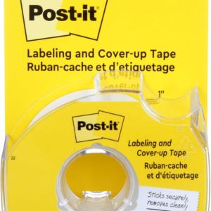 Post-it Labeling & Cover-Up Tape, 1 Roll, 1 in x 700 in (658)