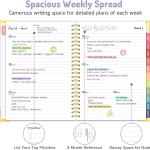 2026 Planner, Forvencer Calendar Planner Weekly and Monthly, Jan 2026-Dec 2026, 6" X 8", Hardcover Agenda Book, Daily Journal Organizer with Inner Pocket, Notebook for Office School, A5, Purple