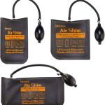 Air Wedge Bag,HTCELLE 3 Piece Commercial Gre Air Wedge Bag Pump Professional Leveling Kit & Alignment Tool Inflatable Air Wedge for a Variety of Jobs,Sizes/Small/Medium/Large.