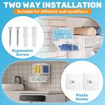 Acrylic Laundry Pods Organizer with 2 Lids - Multi-Purpose Dispenser for Dishwasher Pods, Detergent Powder, Dryer Balls & Snacks | Wall Mount or Desktop Storage