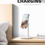 Lamicall Cell Phone Stand for Desk - justable Mobile Phone Holder Dock for Table, Desktop, Office, Compatible with iPhone 13 12 11 X Xr Pro Max 8 7 6 Plus, Mini, More 4-10'' Cellphone and Tablets