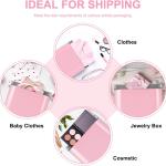 Metronic Poly Mailers 10X13 100 Pack, Strong hesive Shipping Envelopes for Clothing, Medium Shipping Bags for Small Businesses, Waterproof Mailers Poly Bags, Packages Bags Light Pink