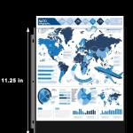 Sheet Protectors 8.5 x11 Inch, 100 Pack Page Protectors for 3 Ring Binder, Top Loing Plastic Sleeves with Reinforced 3-Hole Punch for Binders, Letter Size, for Documents and Photos, Office Supplies.