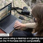 SAMSUNG T9 Portable SSD 4TB, USB 3.2 Gen 2x2 External Solid State Drive, Seq. Re Speeds Up to 2,000MB/s for Gaming, Students and Professionals,MU-PG4T0B/AM, Black (pack of 1)