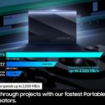 SAMSUNG T9 Portable SSD 4TB, USB 3.2 Gen 2x2 External Solid State Drive, Seq. Re Speeds Up to 2,000MB/s for Gaming, Students and Professionals,MU-PG4T0B/AM, Black (pack of 1)