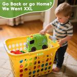 Remote Control Garbage Truck Toys for Toddlers 1-3 with Lights & Sounds RC Recycling Vehicle for Kids 3-8 Durable Waste Management Trash Truck for Boys & Girls