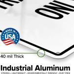 Pedestrians Traffic Only Sign, 10x14 Inches, Rust Free .040 Aluminum, Fe Resistant, Me in USA by My Sign Center