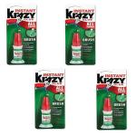 Krazy Glue KG92548R Brush-On Glue, 5 g Tube (Pack of 4)