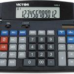 Victor 1200-4 Business Desktop Calculator, 12-Digit LCD