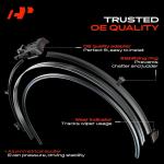 A-Premium Pack of 2 Windshield Wiper Bles with Wear Indicator & Towel - Compatible with Ford Mustang 2007-2024 & Lincoln MKZ 2013-2020 & Jeep Renege 2015-2023 - 22" and 20", TL2 Connector