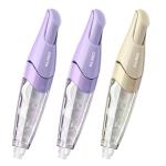 Refillable Retractable White Correction Tape, Pen Shaped White Smooth Pull Out Japanese Aesthetic Cute Correction Tape for Office Supplies, 3 PCS (ZH-99)