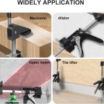 Labor Saving Arm Jack 2 Pack,15.5 Inch Multifunctional Furniture Lifter Jacks for Installing Cabinets and Wall Tile Height juster Handheld Tool