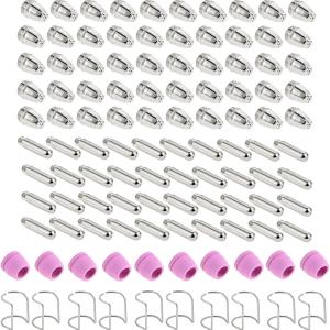 Mtsooning 100PCS SG-55 AG-60 WSD-60 Plasma Cutter Cutting Torch Tip Nozzles Consumables Kit Replacement for STC750P Plasma Cutter WSD60 Plasma Torch