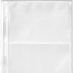 Jot & Mark Binder Page Protectors for 4x6 Recipe Cards or Photos (50 Count) - Crystal Clear Plastic Archival Sleeves fit 3 Ring Binders (8.5" x 9.5", 2 Pocket) - Recipe Card Holder