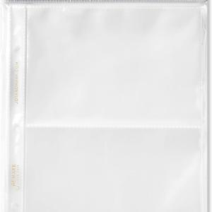 Jot & Mark Binder Page Protectors for 4x6 Recipe Cards or Photos (50 Count) - Crystal Clear Plastic Archival Sleeves fit 3 Ring Binders (8.5" x 9.5", 2 Pocket) - Recipe Card Holder