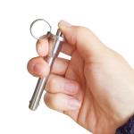 Full Stainless Steel Handle Double Ball Lock pin, with Lanyard Quick Release pin, Multimedia Audio Quick Bolt Home Appliance Accessories (Dia:15/32in (12mm)-2Pcs, Clamping Length:2-1/2in (64mm))