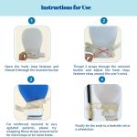 Lmaray Dementia Restraint Gloves 2 Pack, Breathable Anti Scratch Mitts for Elderly Patients, Safety Control Gloves for ults