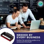Red and Black Ink Printer Ribbons for Toast Kitchen Printer by Paper Planet | 12 Ribbons | TKP300 SNBC BTP-M300
