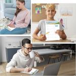 Weekly Planner Notebook, To Do List Notep with 52 Undated Sheets 6.9"×9.8" - Weekly Organizer for Women & Man, Work, Study, and Daily Life, B5-LB