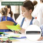 YOKIVE Paper Cutter A3 Stack Paper Trimmer, 10 Sheet Portable Scrapbooking Tool | Great for Home, Office, Daily Use (Black, 18" Cutting Length)