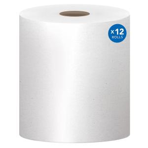 Scott Professional Essential Universal Hard Roll Paper Towels, Bulk (01040), Hardwound 1.5' Core, Absorbency Pockets, White (12 Rolls at 800' Each, 9,600'/Case)