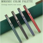 Liquid Ink Rollerball Pen, Luxury Metal Pen with Smooth Writing, Stylish Design, Effortless Writing, Fancy Pen with Gift Case for Men & Women, 2 Refills - Inky Black