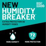 Right Guard Humidity Breaker Antiperspirant & Deodorant for Men, Cold Front Scent, 2.5oz (4 Pack) Invisible Solid, 2x Sweat Protection, 72HR Odor Control, Humidity Activated