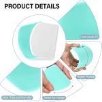 Bench Scraper, Premium Stainless Steel Dough Scraper with 2 PCS Flexible Bowl Scraper, Dough Cutter with Measuring Scale, Versatile Kitchen Scraper Set for Pastry Bre Pizza Cake