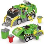 Trash Truck Toy with 4 Trash Bins | Front Lifting Frame for Garbage Disposal | Waste Management Garbage Truck Toys | Light & Sound Effects | Holiday and Birthday Gift for Boys & Girls