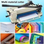 Ecraft Heavy Duty 12" Guillotine Paper Cutter - 400 Sheet Capacity,Solid Steel with HSS Ble,Industrial Commercial Trimmer for Office,School,Print Shop,Safety Lock & Clear Grids