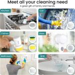 Vimalife Electric Spin Scrubber, Cordless Bathroom Cleaning Brush IPX6 Waterproof with 5 Replaceable Hes, Power Scrubber for Bathtub, Tiles, Car Wash, Kitchen & Multi-Surface Home Cleaning