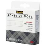 Scotch hesive Dots, Medium, 0.3 inches, 300 Dots/Pack, Easy Dispensing, Permanent, Photo-Safe, 1-Pack