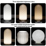 LED Lamp Kit for 3D Printer, 3 Colors, 5V USB Powered, 3000K Warm Light, DIY Hardware Model Parts