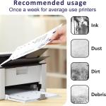 Laser & Inkjet Printer Cleaning Sheet (8.5 x 11) 10 Sheets