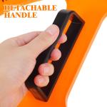 Gpiparty Magnetic Protractor Tool for Classroom Teaching Large Magnetic Angle Measurement Accessory for Blackboard and Dry Erase Boards Math School Supply