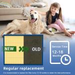 GAPCCCAR2025 Pet Care Filter Replacement Compatible with Bryant/Carrier Infinity MERV 16 Air Cleaner Purifier Cartridge GAPBBCAR2025/GAPCCCAR2025, 20" x 25"(actual size: 24.4" x 20.7" x 3.5"）