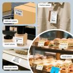 CLABEL Desk Bluetooth Barcode Label Printer: 221D Label Maker with Direct Thermal Printing, 2 Inch Print Width for Barcodes dress Shipping Warehouse with 1 Roll Label