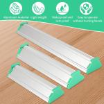 3 Pcs Dual Edge Aluminum Emulsion Scoop Coater for Silk Screen Printing Coating Tool 8'' 10'' 16'', Screen Printing Supplies, 3 Sizes