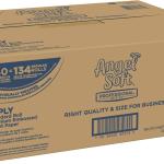 Georgia-Pacific Angel Soft Professional Series Premium 2-Ply Embossed Toilet Paper; 16840; 450 Sheets Per Roll; 40 Rolls Per Case; White
