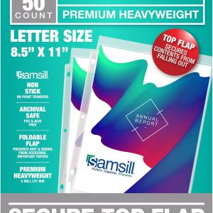 SAMSILL Secure TOP Sheet Protector Family