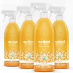 Method Antibacterial All-Purpose Cleaner Spray, Citron, Kills 99.9% of Household Germs, 28 Fl Oz