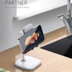 Lamicall Cell Phone Stand for Desk - justable Mobile Phone Holder Dock for Table, Desktop, Office, Compatible with iPhone 13 12 11 X Xr Pro Max 8 7 6 Plus, Mini, More 4-10'' Cellphone and Tablets