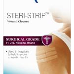 Nexcare Steri-Strip Wound Closure, Breathable Strips Hold Small Wounds Firmly Closed, Great After Sutures or Staples - 30 Wound Closures