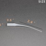 Precision Extender Tips Compatible for CA - 200Pcs Glue Applicator Nozzle Bottle Tips for Hobby, Craft, Model and Small Part