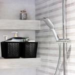 Tiawudi Portable Shower Cdy, Cdy Organizer with Handle, Plastic Shower Basket Hold Soap, Shampoo, Hair Supplies and Beauty Products, Cleaning Supplies Organizer for Home, Dorm, Shelf and Cabinet