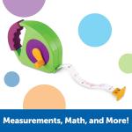 Learning Resources Simple Tape Measure - Kids Construction Toys, Preschool Activities, Pretend Play for Toddlers , Height Measurement Counting Tool, Fine Motor Skills, Homeschool