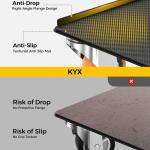 KYX Furniture Dolly, Furniture Movers with 5 Wheels,Carbon Steel Panel Heavy Duty Dolly, Furniture Lifter with 360° Rotatable Silent Rubber Universal Wheels, Max Lo 4000LBS(6.9x6.9 in)